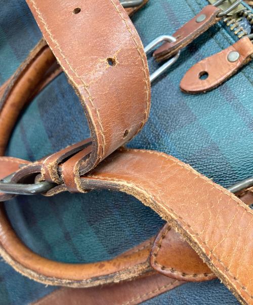 POLO RALPH LAUREN（ポロ・ラルフローレン）POLO RALPH LAUREN (ポロ・ラルフローレン) レザーボストンバッグ　 グリーン サイズ:実寸参照の古着・服飾アイテム