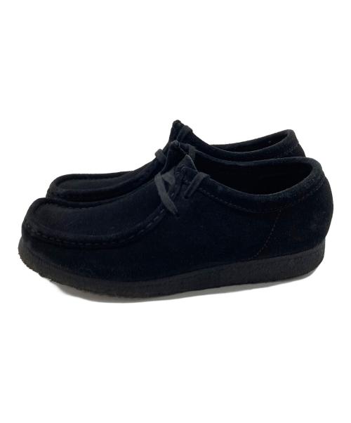 CLARKS（クラークス）CLARKS (クラークス) ワラビーシューズ　レザーシューズ ブラック サイズ:US9の古着・服飾アイテム