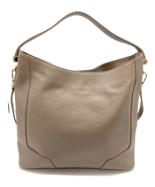 FURLA（フルラ）FURLA (フルラ) 2WAYショルダーバッグ　レザーバッグ ベージュ サイズ:実寸参照の古着・服飾アイテム