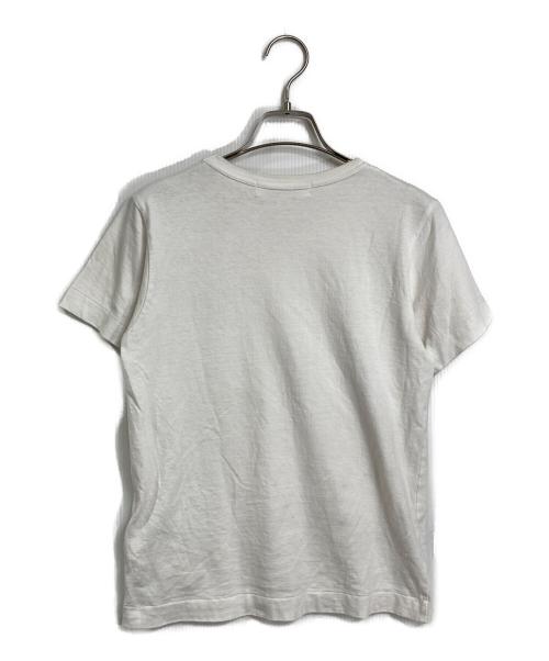 PLAY COMME des GARCONS（プレイコムデギャルソン）PLAY COMME des GARCONS (プレイコムデギャルソン) 半袖カットソー　コットンTシャツ ホワイト サイズ:Mの古着・服飾アイテム