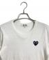 PLAY COMME des GARCONS (プレイコムデギャルソン) 半袖カットソー　コットンTシャツ ホワイト サイズ:M：4000円