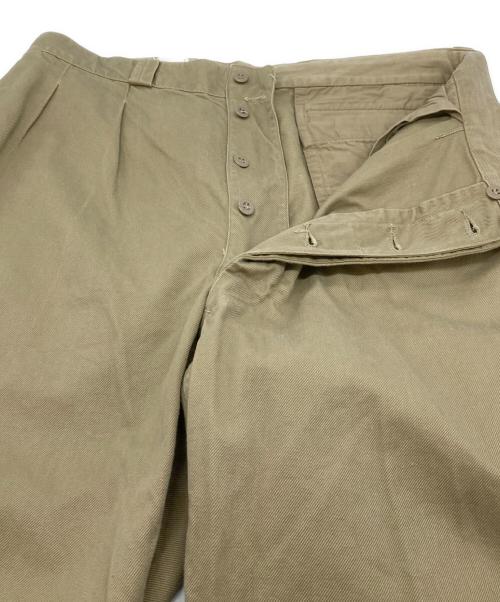 French Army（フランス軍）French Army (フランス軍) 【古着】後期M25チノトラウザー　 ベージュ サイズ:35の古着・服飾アイテム