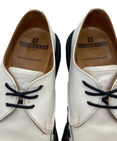 GEORGE COX（ジョージコックス）GEORGE COX (ジョージコックス) DIANO ホワイト×ブラック サイズ:6の古着・服飾アイテム