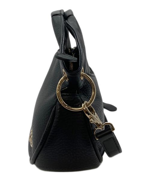 Vivienne Westwood（ヴィヴィアンウエストウッド）Vivienne Westwood (ヴィヴィアンウエストウッド) オーブモチーフタッセルショルダーバッグ　ハンドバッグ　2WAYバッグ ブラック サイズ:実寸参照の古着・服飾アイテム