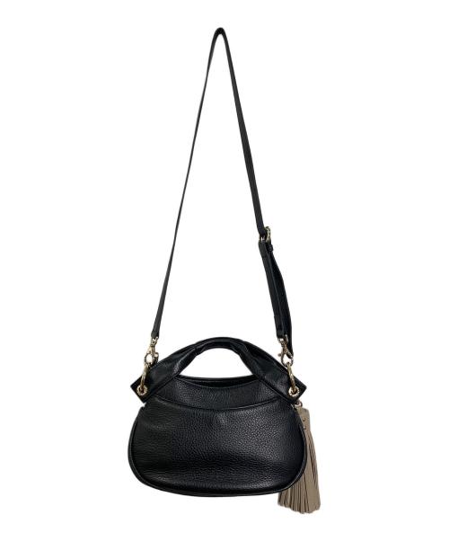 Vivienne Westwood（ヴィヴィアンウエストウッド）Vivienne Westwood (ヴィヴィアンウエストウッド) オーブモチーフタッセルショルダーバッグ　ハンドバッグ　2WAYバッグ ブラック サイズ:実寸参照の古着・服飾アイテム