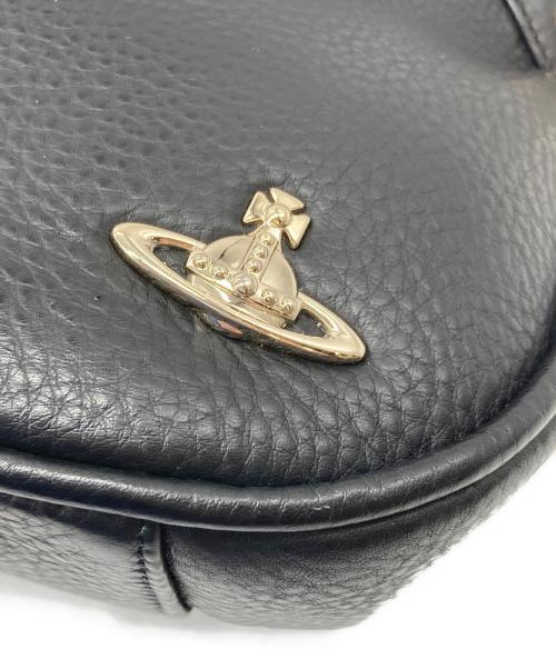 Vivienne Westwood（ヴィヴィアンウエストウッド）Vivienne Westwood (ヴィヴィアンウエストウッド) オーブモチーフタッセルショルダーバッグ　ハンドバッグ　2WAYバッグ ブラック サイズ:実寸参照の古着・服飾アイテム