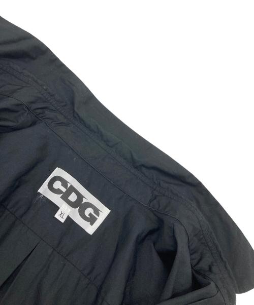 CDG（シーディージー）CDG (シーディージー) 半袖シャツ　コットンシャツ　日本製　AD2022 ブラック サイズ:XLの古着・服飾アイテム