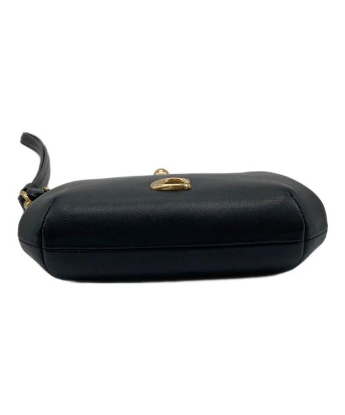 COACH（コーチ）COACH (コーチ) キスロック コイン パース　がまぐち ブラック サイズ:実寸参照の古着・服飾アイテム