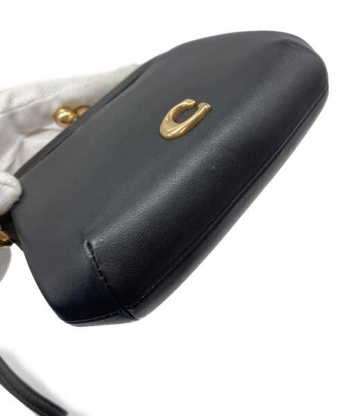 COACH（コーチ）COACH (コーチ) キスロック コイン パース　がまぐち ブラック サイズ:実寸参照の古着・服飾アイテム