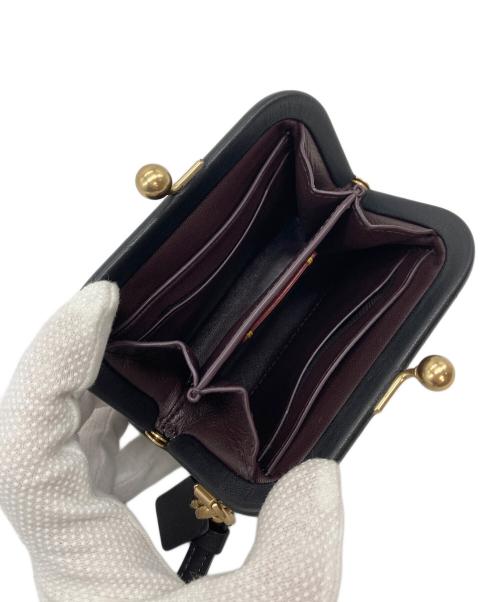 COACH（コーチ）COACH (コーチ) キスロック コイン パース　がまぐち ブラック サイズ:実寸参照の古着・服飾アイテム