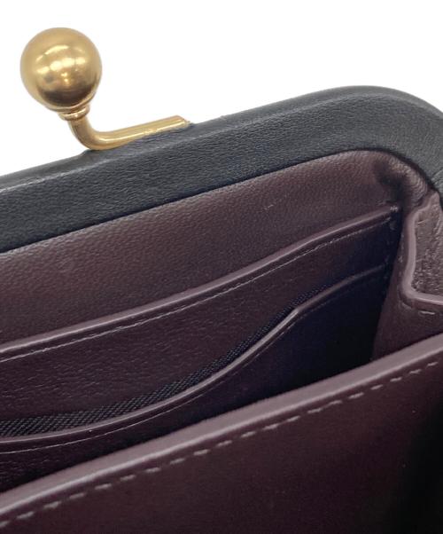 COACH（コーチ）COACH (コーチ) キスロック コイン パース　がまぐち ブラック サイズ:実寸参照の古着・服飾アイテム