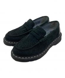 Dr.Martens×NEIGHBORHOOD（ドクターマーチン×ネイバーフッド）の古着「Penton Creeper  ローファー　レザーシューズ」｜ブラック