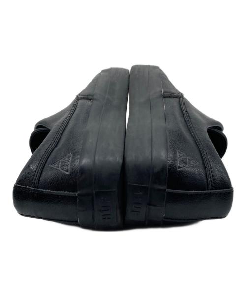 HUF（ハフ）HUF (ハフ) スリッポン ブラック サイズ:US8の古着・服飾アイテム