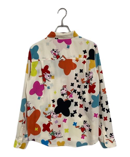 OLLEBOREBLA（アルベロベロ）OLLEBOREBLA (アルベロベロ) ブタさんプリントシャツ マルチカラー サイズ:実寸参照の古着・服飾アイテム