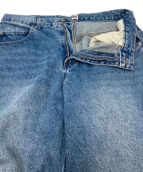 9090（9090）9090 (9090) King Logo Vintage Tapered Pants デニムパンツ　5ポケット ブルー サイズ:Lの古着・服飾アイテム