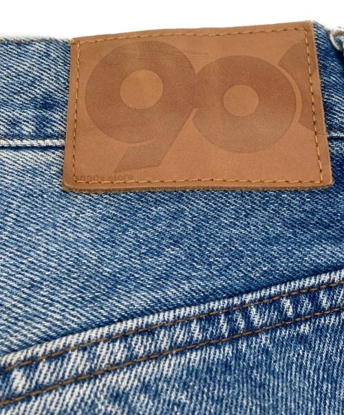 9090（9090）9090 (9090) King Logo Vintage Tapered Pants デニムパンツ　5ポケット ブルー サイズ:Lの古着・服飾アイテム