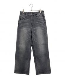 Healthy DENIM（ヘルシーデニム）の古着「Pink Pepper デニムパンツ　ピンクペッパーデニムパンツ　ストレートデニム」｜グレー