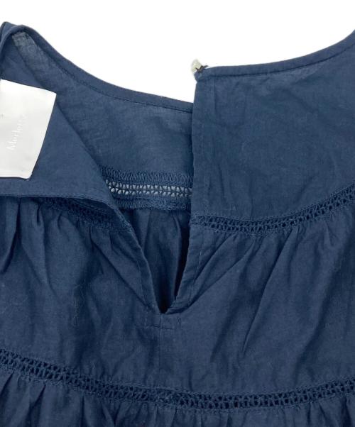 merlette（マーレット）Merlette (マーレット) SOL BLOUSE コットンブラウス ネイビー サイズ:XSの古着・服飾アイテム