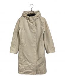 'S Max Mara（エスマックスマーラ）の古着「フーデッドコート　ダブルジップ」｜ベージュ