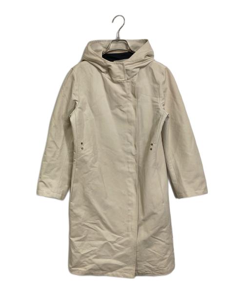 'S Max Mara（エスマックスマーラ）'S Max Mara (エスマックスマーラ) フーデッドコート　ダブルジップ ベージュ サイズ:42の古着・服飾アイテム