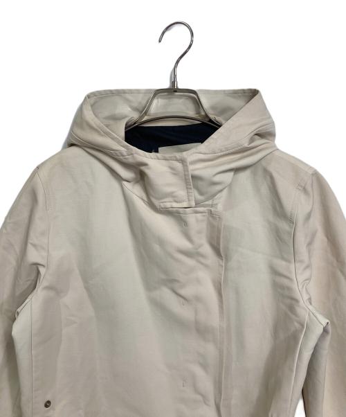 'S Max Mara（エスマックスマーラ）'S Max Mara (エスマックスマーラ) フーデッドコート　ダブルジップ ベージュ サイズ:42の古着・服飾アイテム
