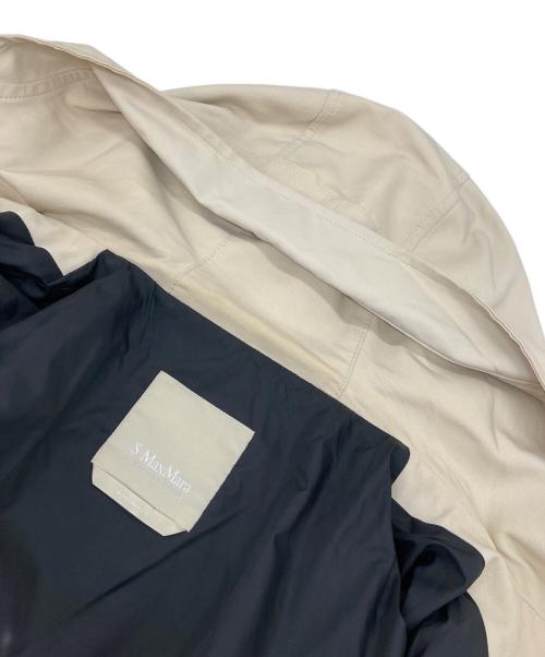 'S Max Mara（エスマックスマーラ）'S Max Mara (エスマックスマーラ) フーデッドコート　ダブルジップ ベージュ サイズ:42の古着・服飾アイテム