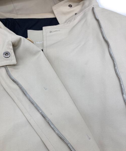 'S Max Mara（エスマックスマーラ）'S Max Mara (エスマックスマーラ) フーデッドコート　ダブルジップ ベージュ サイズ:42の古着・服飾アイテム