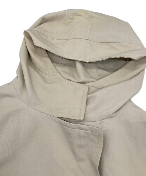 'S Max Mara（エスマックスマーラ）'S Max Mara (エスマックスマーラ) フーデッドコート　ダブルジップ ベージュ サイズ:42の古着・服飾アイテム