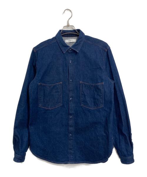 JOHNBULL（ジョンブル）JOHNBULL (ジョンブル) ワークデニムシャツ　コットンシャツ　 インディゴ サイズ:４０の古着・服飾アイテム