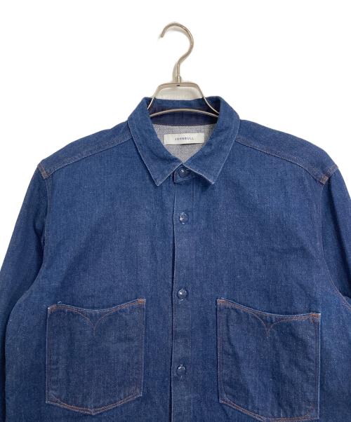 JOHNBULL（ジョンブル）JOHNBULL (ジョンブル) ワークデニムシャツ　コットンシャツ　 インディゴ サイズ:４０の古着・服飾アイテム