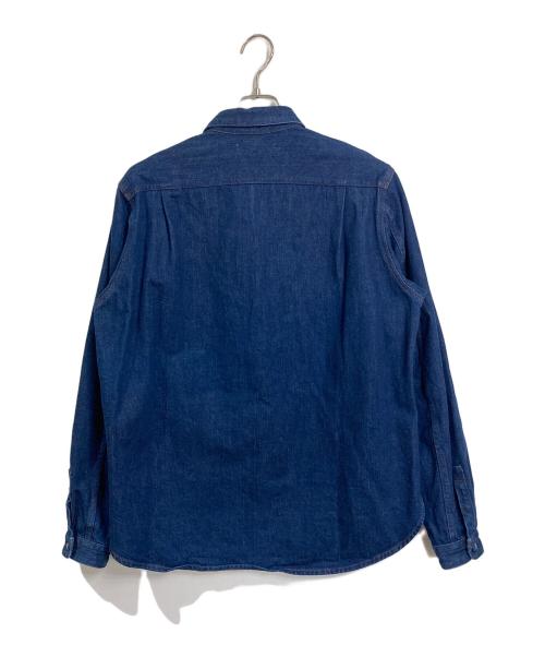 JOHNBULL（ジョンブル）JOHNBULL (ジョンブル) ワークデニムシャツ　コットンシャツ　 インディゴ サイズ:４０の古着・服飾アイテム