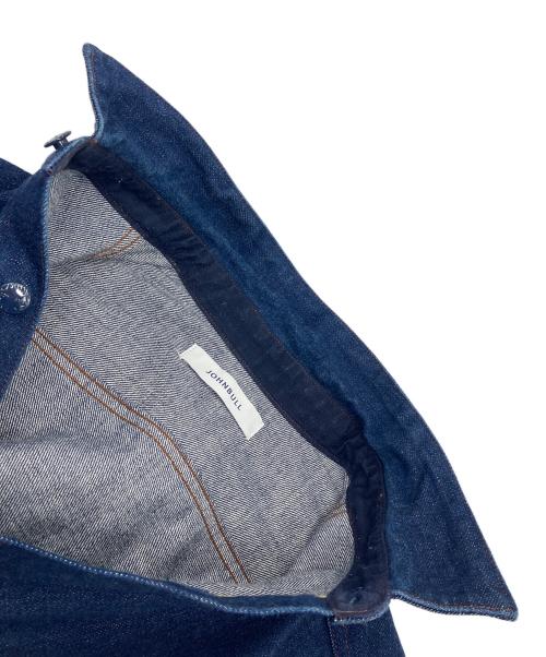 JOHNBULL（ジョンブル）JOHNBULL (ジョンブル) ワークデニムシャツ　コットンシャツ　 インディゴ サイズ:４０の古着・服飾アイテム