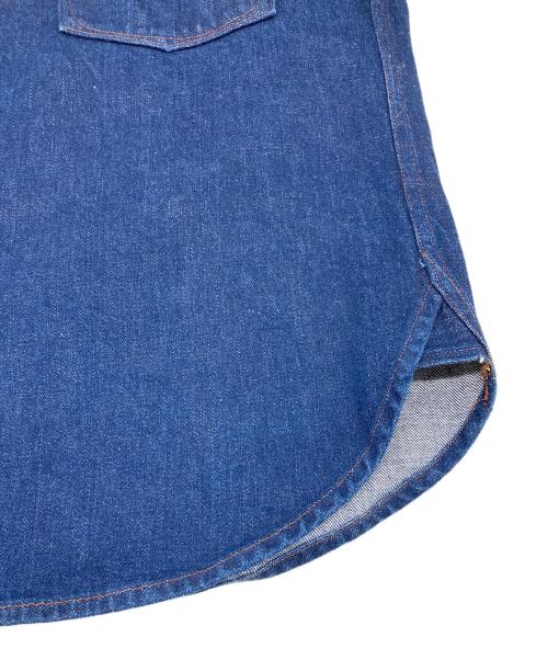 JOHNBULL（ジョンブル）JOHNBULL (ジョンブル) ワークデニムシャツ　コットンシャツ　 インディゴ サイズ:４０の古着・服飾アイテム