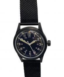 BENRUS×BEAMS PLUS（ベンラス×ビームスプラス）の古着「ミリタリーウォッチ　アナログ時計」｜ブラック