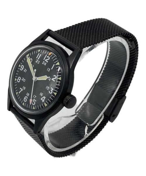 BENRUS（ベンラス）BENRUS (ベンラス) BEAMS PLUS (ビームスプラス) ミリタリーウォッチ　アナログ時計 ブラック サイズ:実寸参照の古着・服飾アイテム