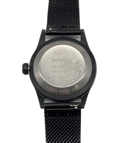 BENRUS（ベンラス）BENRUS (ベンラス) BEAMS PLUS (ビームスプラス) ミリタリーウォッチ　アナログ時計 ブラック サイズ:実寸参照の古着・服飾アイテム