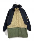 MISTER GENTLE MANミスタージェントルマン）の古着「レイヤード マウンテンパーカー　トレッキングコート」｜マルチカラー