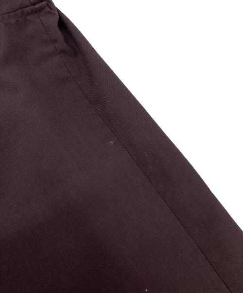 THE RERACS（ザ リラクス）THE RERACS (ザ リラクス) バンドカラーシャツ　ポリエステルシャツ　ビッグシルエット　23SS パープル サイズ:48の古着・服飾アイテム