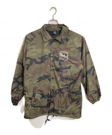 HUF×OBEY（ハフ×オベイ）の古着「コーチジャケット　ナイロンジャケット」｜オリーブ