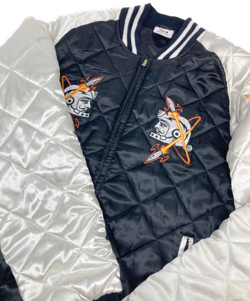 BILLIONAIRE BOYS CLUB（ビリオネアボーイズクラブ）BILLIONAIRE BOYS CLUB (ビリオネアボーイズクラブ) スカジャン ブラック×ホワイト サイズ:Mの古着・服飾アイテム