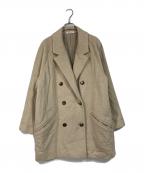 EVERYDAY I LIKE.エヴリデイ アイ ライク）の古着「ウールカシミヤShort Double コート」｜ベージュ