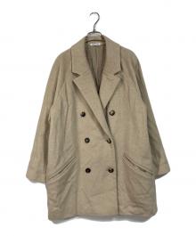 EVERYDAY I LIKE.（エヴリデイ アイ ライク）の古着「ウールカシミヤShort Double コート」｜ベージュ