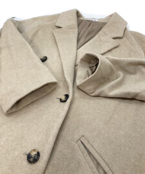 EVERYDAY I LIKE.（エヴリデイ アイ ライク）EVERYDAY I LIKE. (エヴリデイ アイ ライク) ウールカシミヤShort Double コート ベージュ サイズ:FREEの古着・服飾アイテム