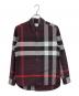 BURBERRY（バーバリー）の古着「SOMERTON チェックシャツ　」｜ボルドー