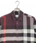 BURBERRY (バーバリー) SOMERTON チェックシャツ　 ボルドー サイズ:M：20000円