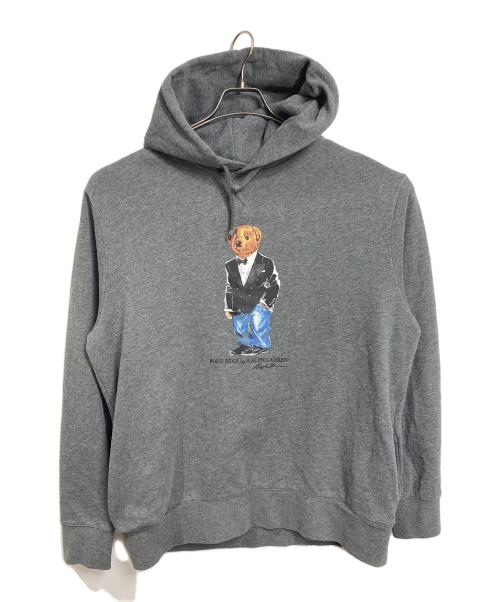 POLO RALPH LAUREN（ポロ・ラルフローレン）POLO RALPH LAUREN  (ポロ・ラルフローレン) ポロベアパーカー　フーディ グレー サイズ:XLの古着・服飾アイテム