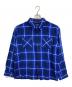 RATS（ラッツ）の古着「24AW COTTON FLANNEL BLUE CHECK SHIRT  コットンフランネル ブルーチェックシャツ　長袖シャツ　日本製」｜ブルー