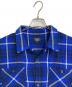 RATS (ラッツ) 24AW COTTON FLANNEL BLUE CHECK SHIRT  コットンフランネル ブルーチェックシャツ　長袖シャツ　日本製 ブルー サイズ:XL：10000円