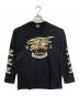 WILDSIDE YOHJI YAMAMOTO（ワイルドサイド ヨウジ ヤマモト）の古着「long Sleeve T-Shirt ロングスリーブT ロンT 日本製」｜ブラック