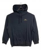 WILDSIDE YOHJI YAMAMOTO×BROSHワイルドサイド ヨウジ ヤマモト×ブロッシュ）の古着「Pullover Hoodie プルオーバーフーディ　パーカー　日本製」｜ブラック